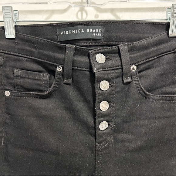 Veronica Beard Debbie 10” Skinny Jeans in Raven Size 26 - Picture 4 of 8